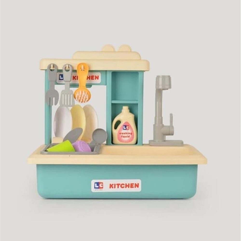 LC PİLLİ LAVABO SETİ İNTERAKTİF - TURKUAZ