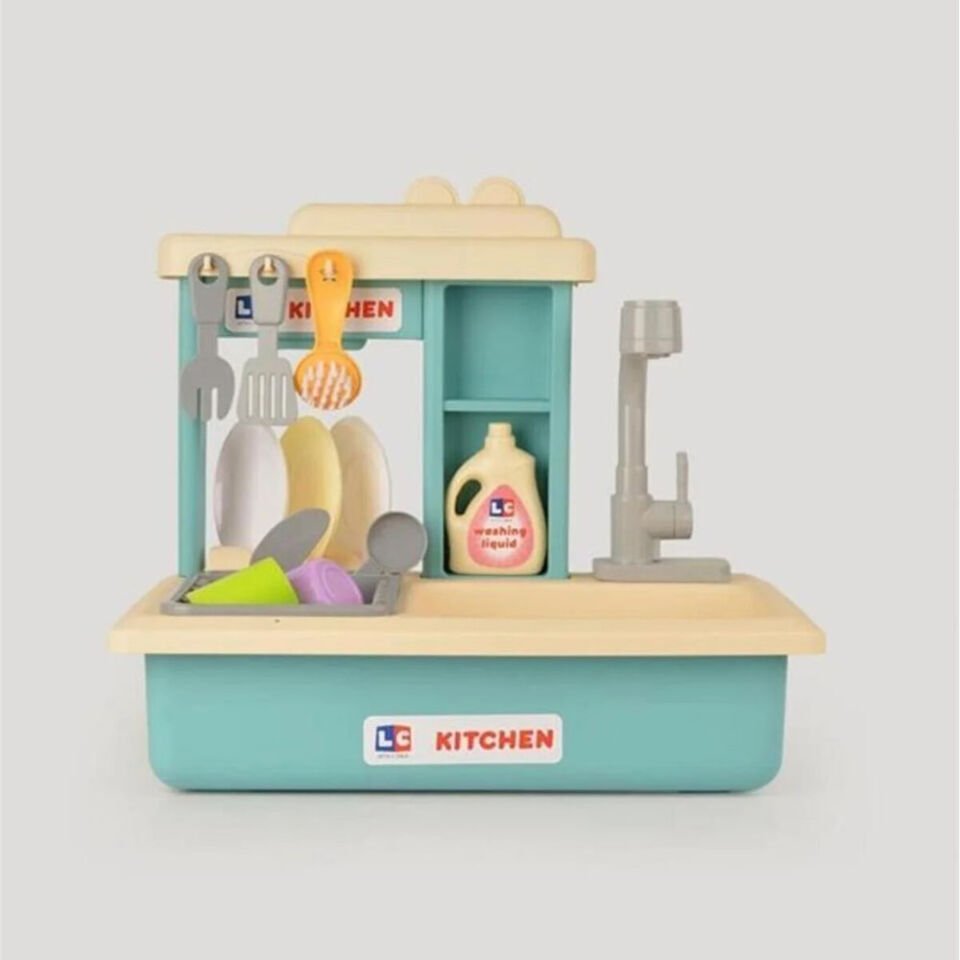 LC PİLLİ LAVABO SETİ İNTERAKTİF - TURKUAZ