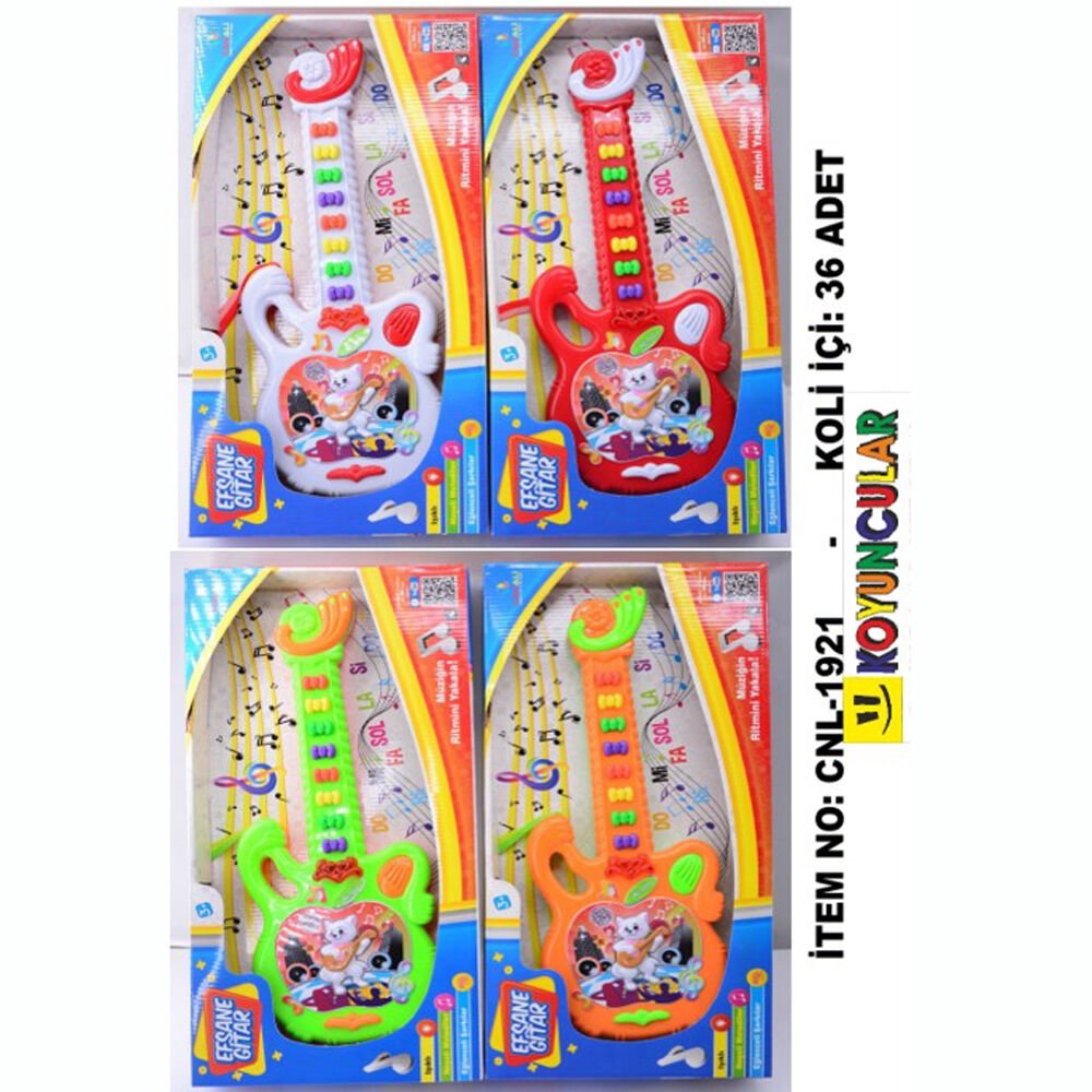 KUTULU PİLLİ EFSANE GİTAR KL.36