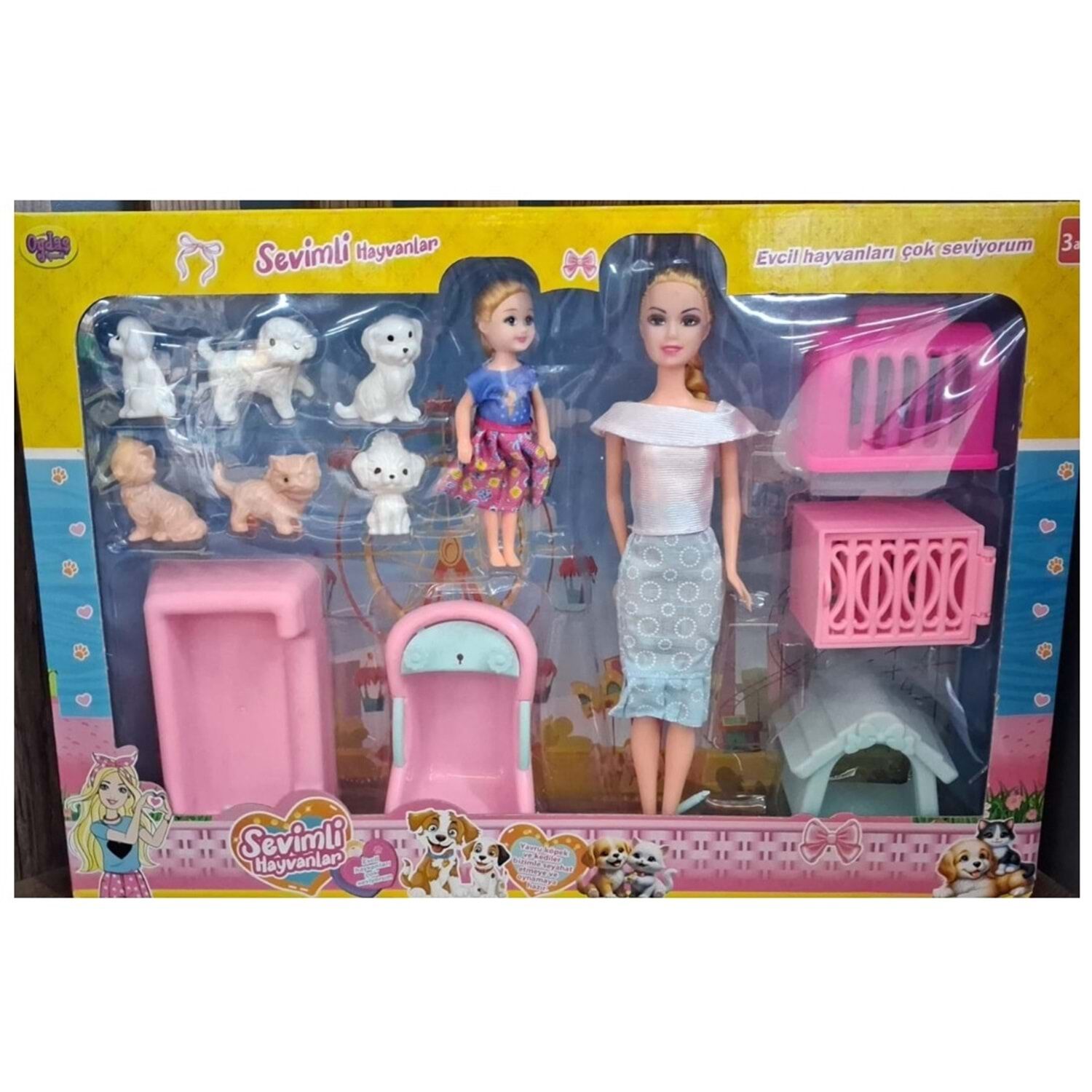 02463 KUTULU BEBEKLİ AKSESUARLI PATİ DOSTLARIM KL.12