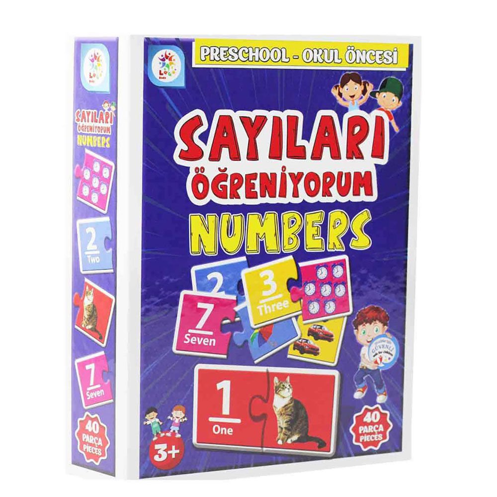 İNGİLİZCE EĞİTİM SAYI KARTLARI