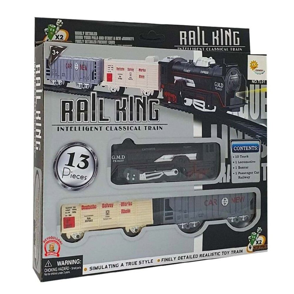 KUTUDA 13 PARÇA PİLLİ TREN SETİ KL.72