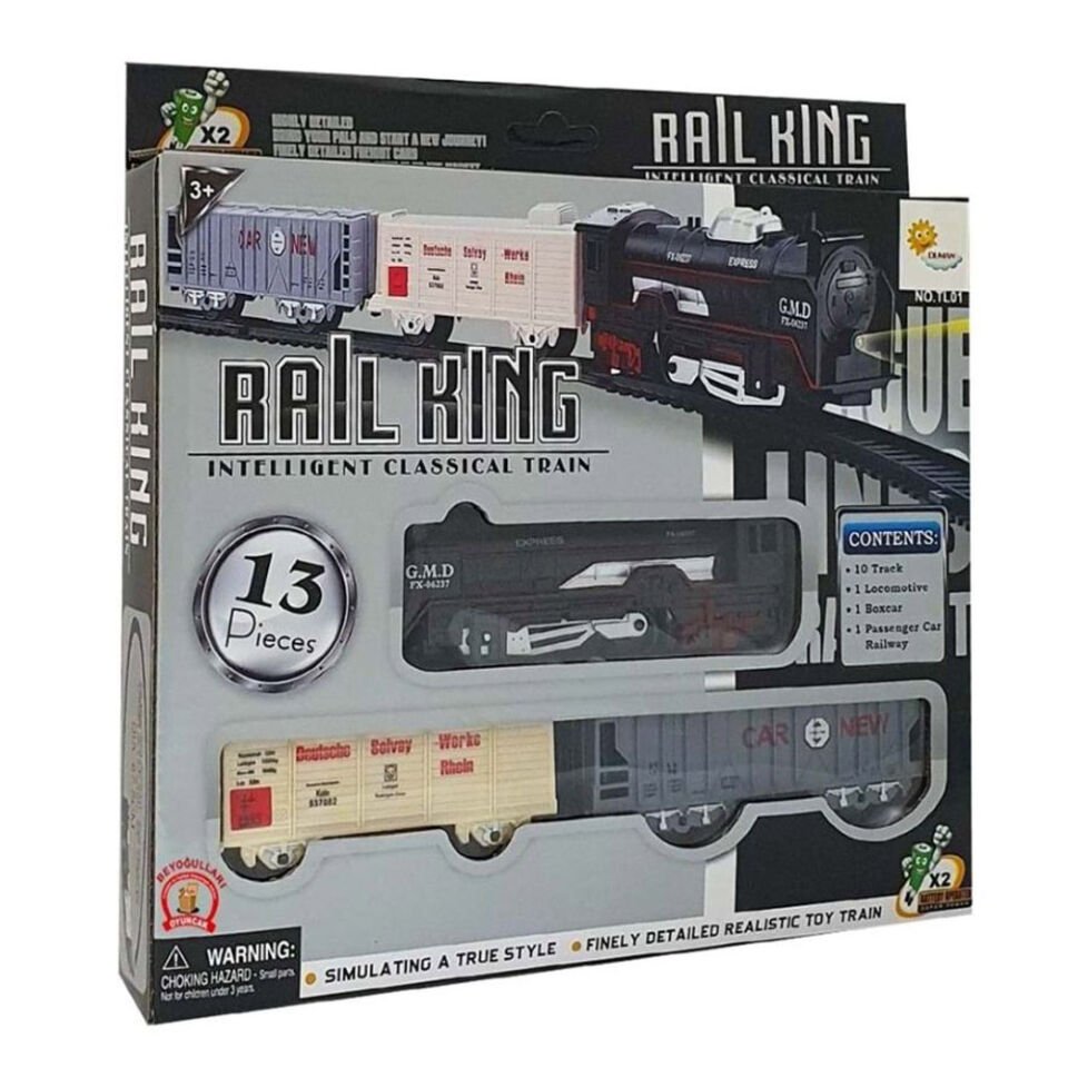 KUTUDA 13 PARÇA PİLLİ TREN SETİ KL.72