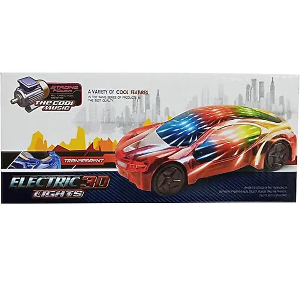 ELEKTRİK 3D LİGHT KUTULU PİLLİ ARABA (6088) KL.144