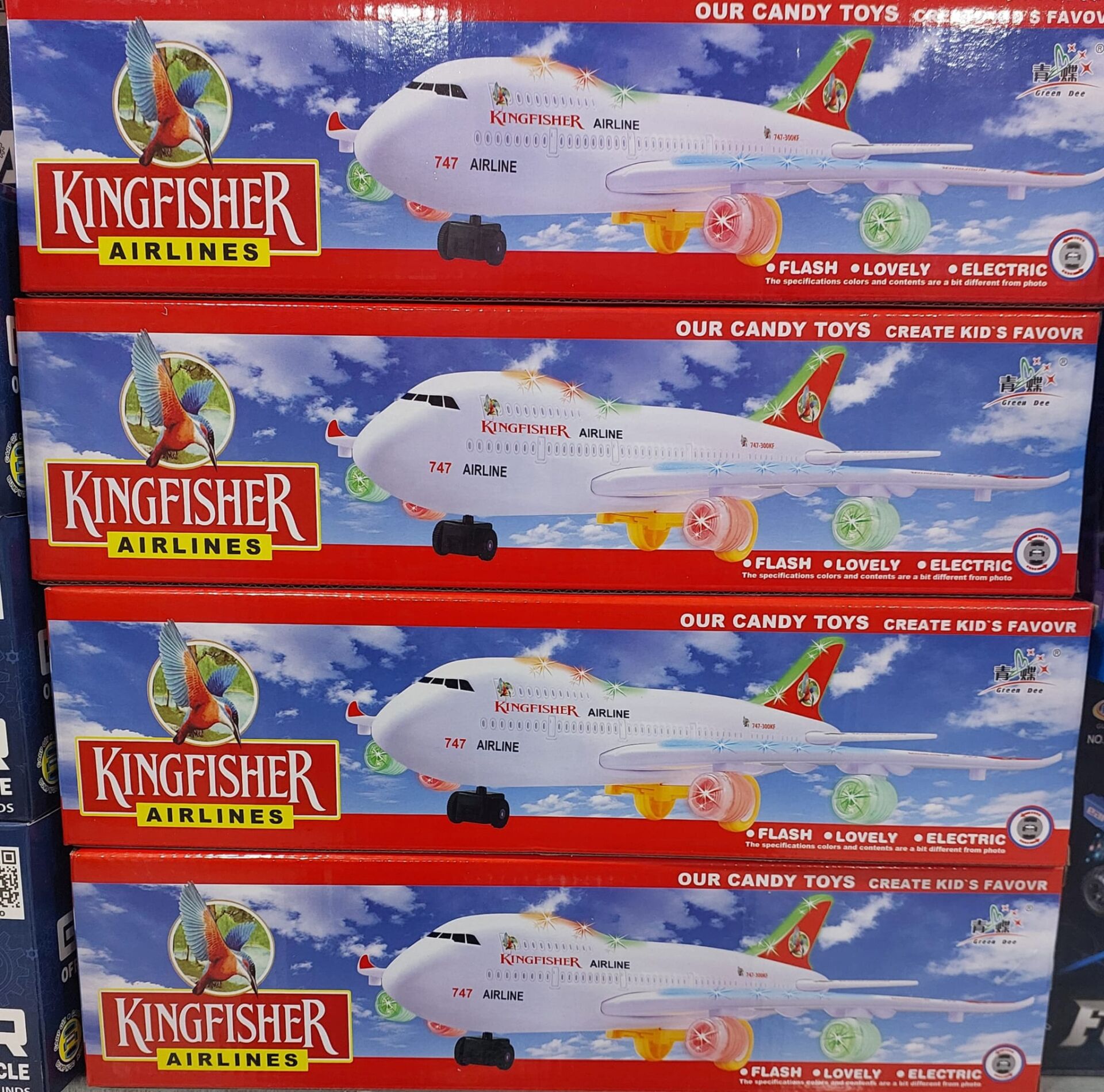 KİNGFİSHER AİRLİNE PİLLİ UÇAK KL.36