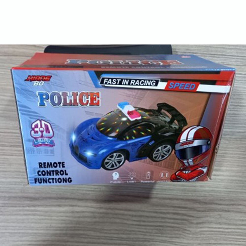 KUTULU 3D PİLLİ POLİCE ARABA KL.72