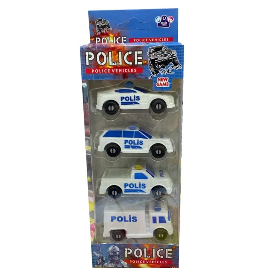 KUTULU 4 LÜ POLİS ARAÇLARI KL.72