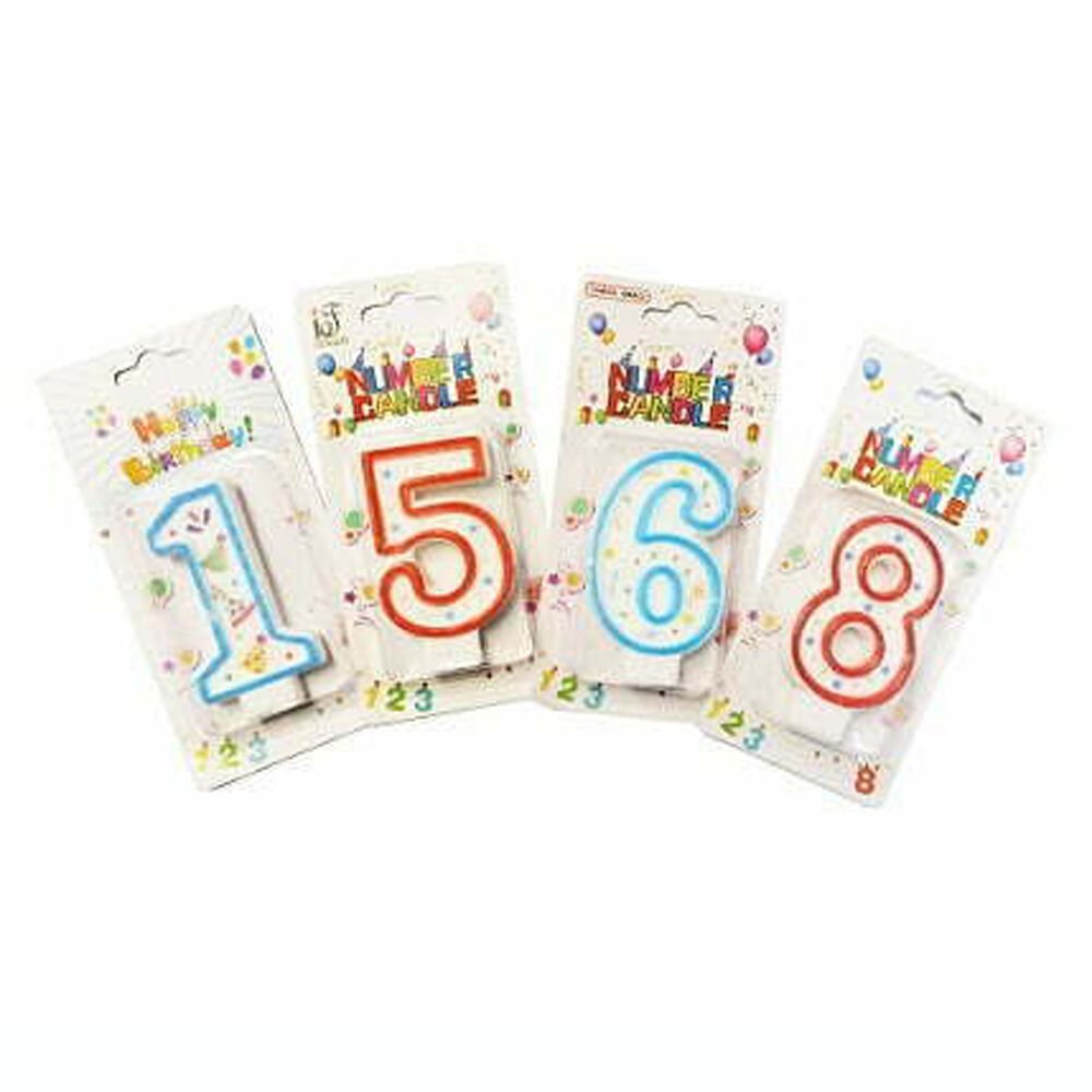 RAKAMLI DOĞUM GÜNÜ MUMU