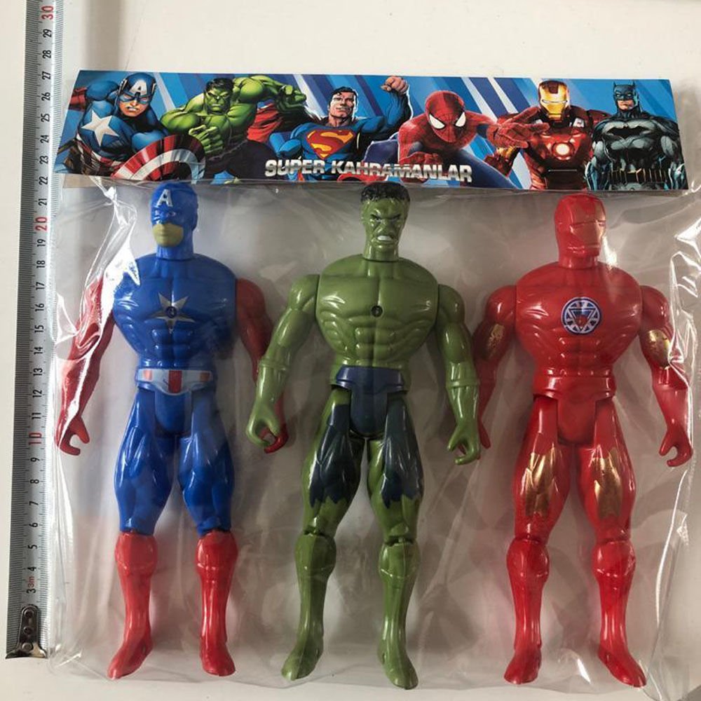 POŞETTE 3 LÜ BÜYÜK KARIŞIK KAHRAMANLAR KL.72