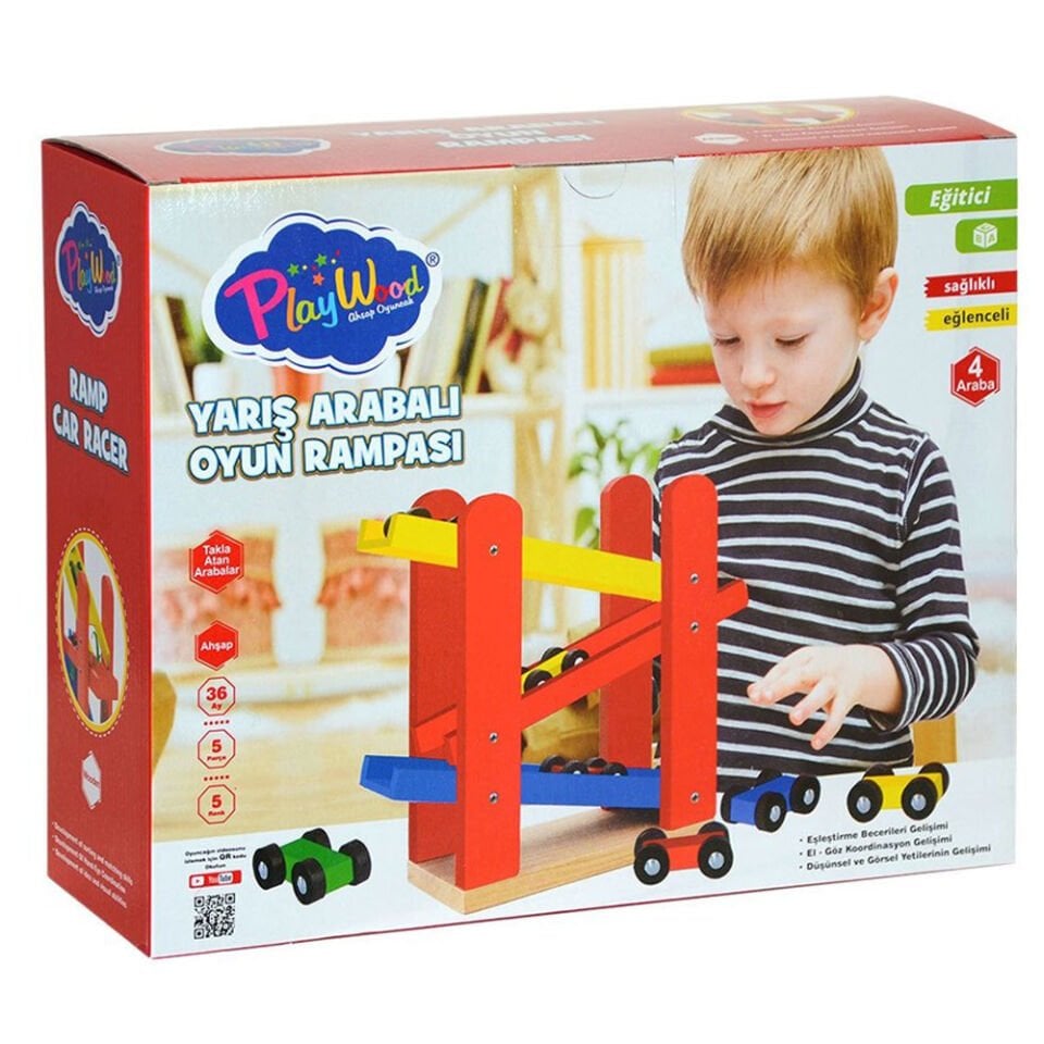 AHŞAP YARIŞ ARABALI OYUN RAMPASI KL.18