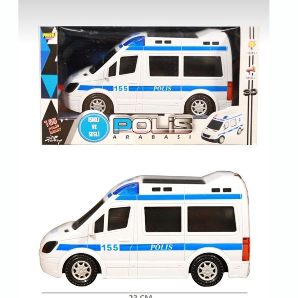KUTULU PİLLİ IŞIKLI POLİS ARABASI KL.48
