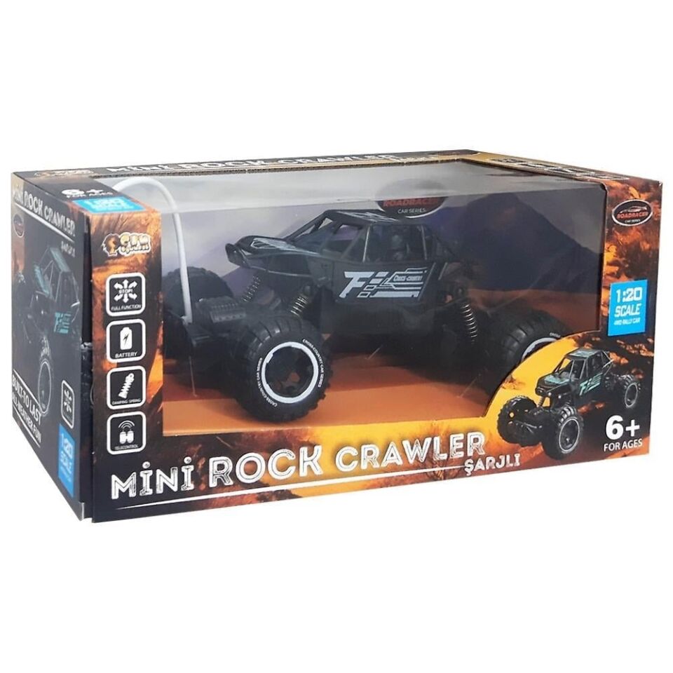 KUTULU MİNİ ROCK CRAWLER ŞARJLI KUM. ARABA KL.18