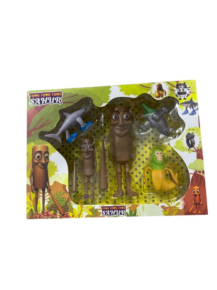 5 Lİ ŞEMPANZİNİ TUNG TUNG SAHUR KL.72