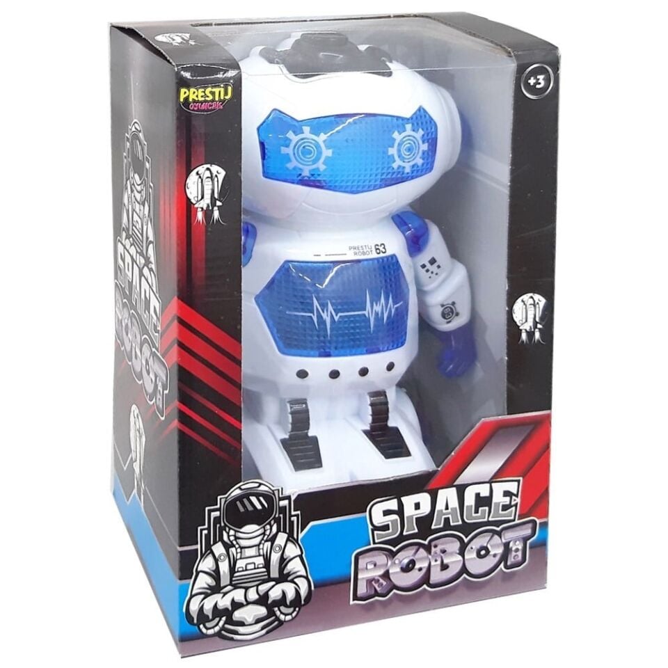 KUTULU PİLLİ IŞIKLI SPACE ROBOT KL.36