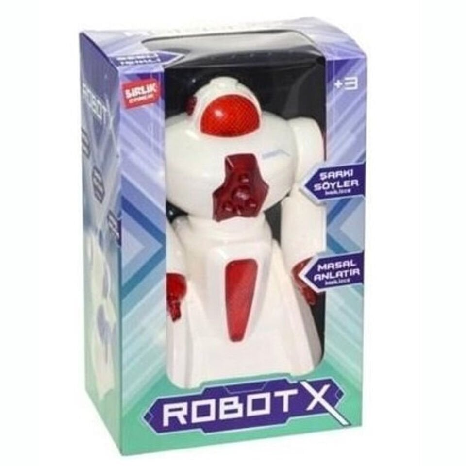 ROBOT X TÜRKÇE SESLİ KUTULU PİLLİ KL.12