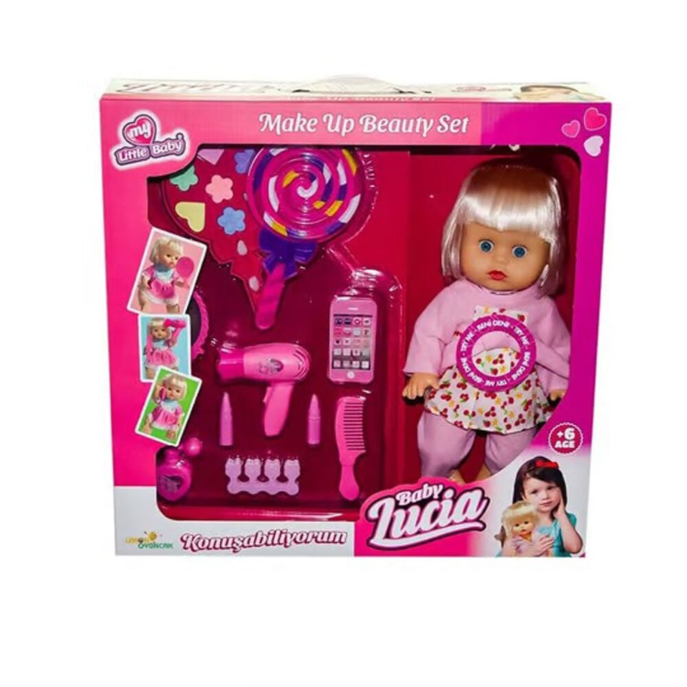 KUTUDA MAKYAJ SETLİ LUCİA BEBEK TK KL.20