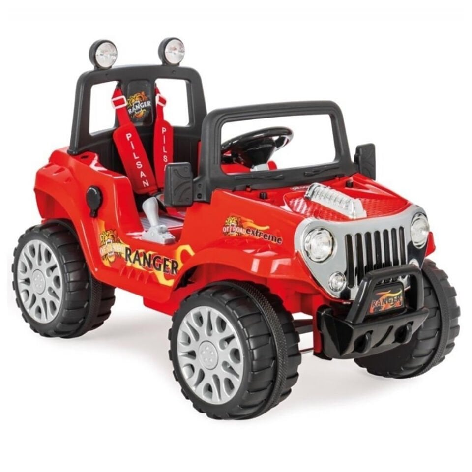 RANGER AKÜLÜ JEEP 12V KUMANDALI KIRMIZI