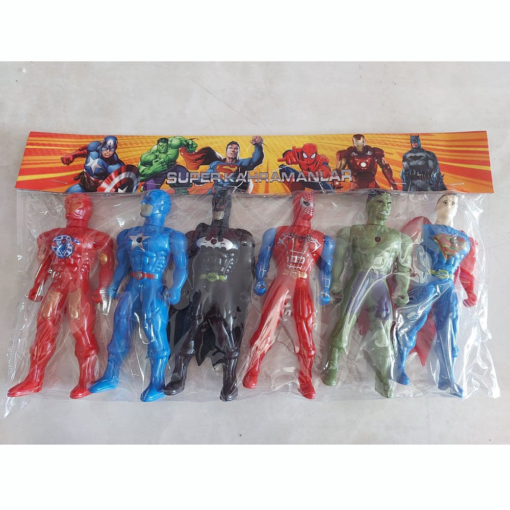 PVC DE 6 LI KAHRAMAN SET KL.60