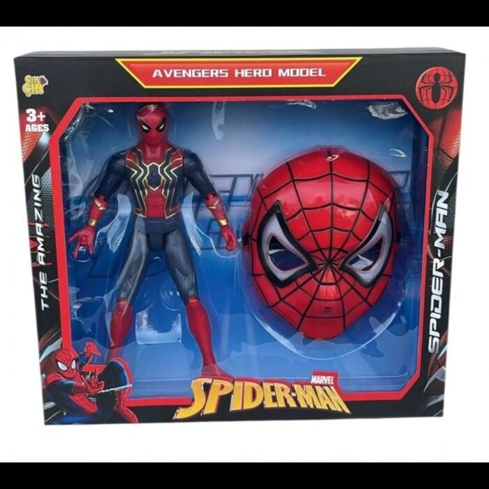 KUTULU MASKELİ BYK SPİDERMAN SET KL.24