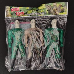 POŞETTE 3 LÜ ASKER SET (MAVİ TOYS) KL.132