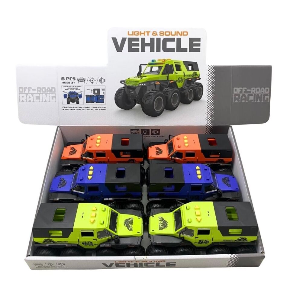 DİSPLAYDE 8 TEKER SÜRTMELİ SESLİ ARABA PK:6 KL.48