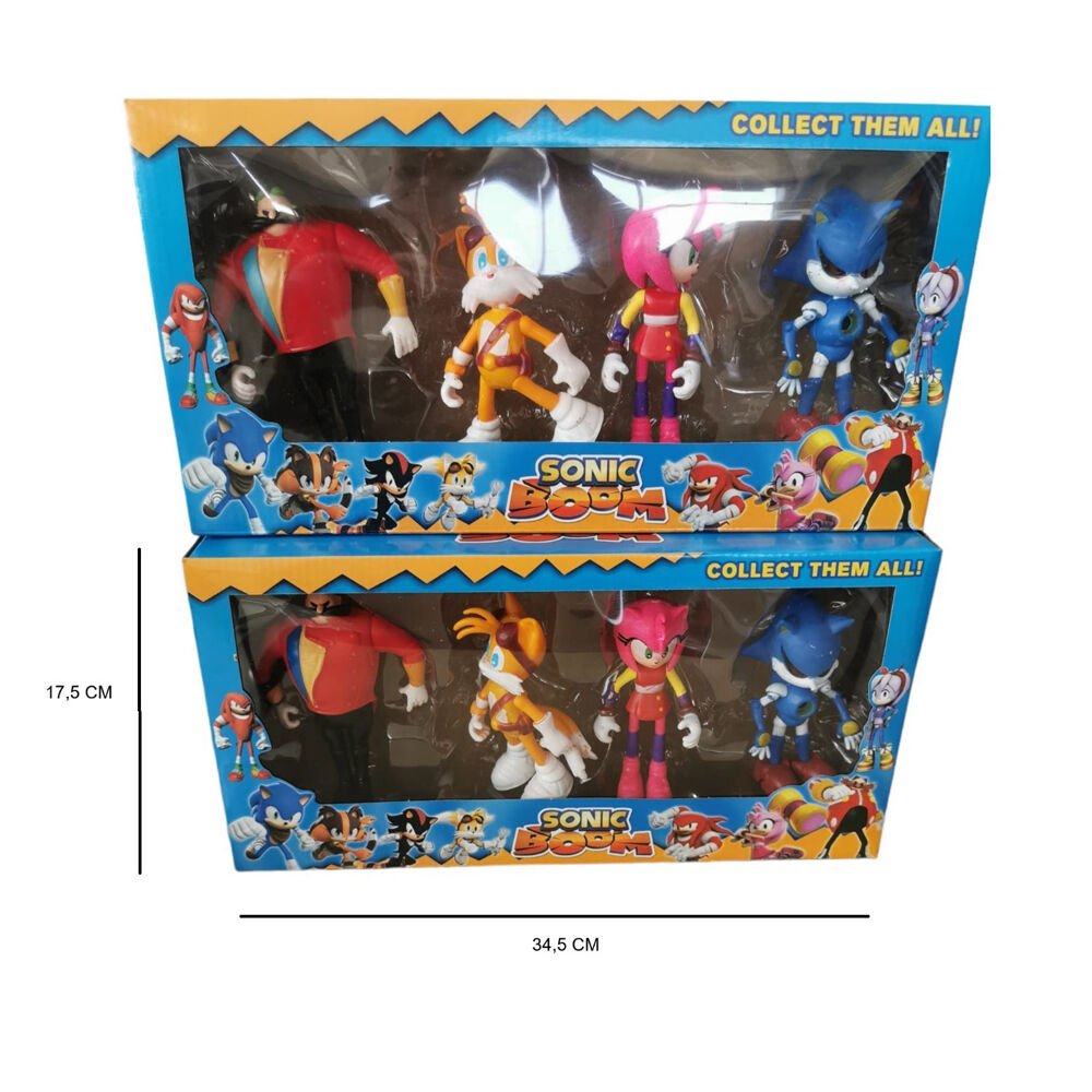 KUTULU 4 LÜ SONİC KARAKTER SETİ KL.36