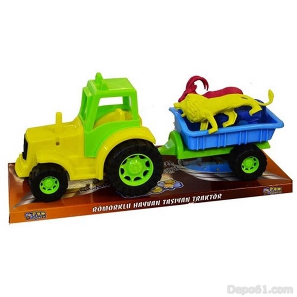 VAKUMDA RÖMORKLU HAYVAN TAŞIYAN TRAKTÖR KL.42
