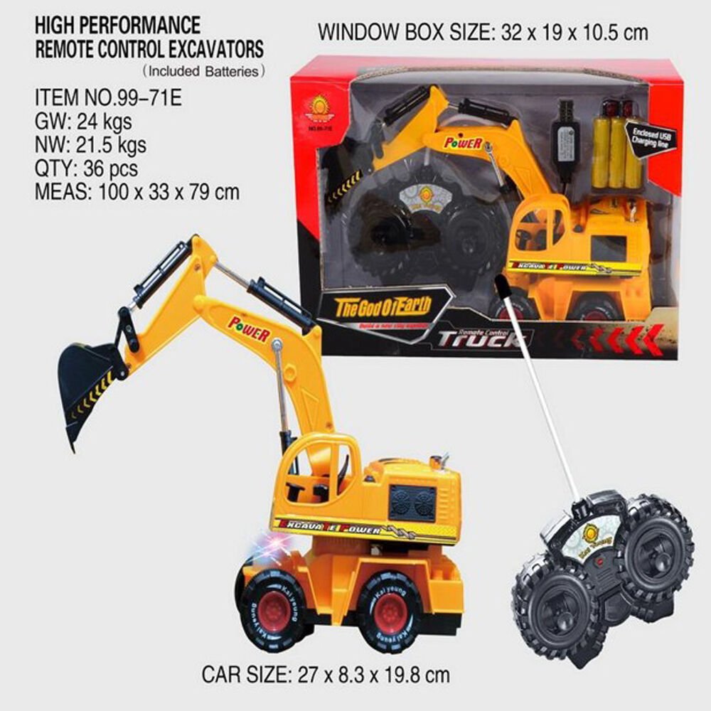 KUMANDALI FULL FONK. ŞARJLI İŞ MAKİNASI KL:24