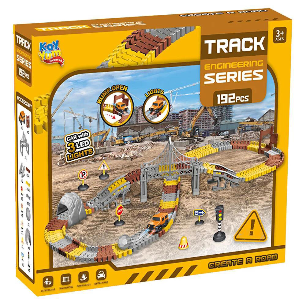 İNŞAAT TRACKS YOL SET 192 PCS KL.16