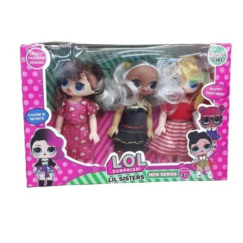 KUTUDA 3 LÜ LOL BEBEK KL.84