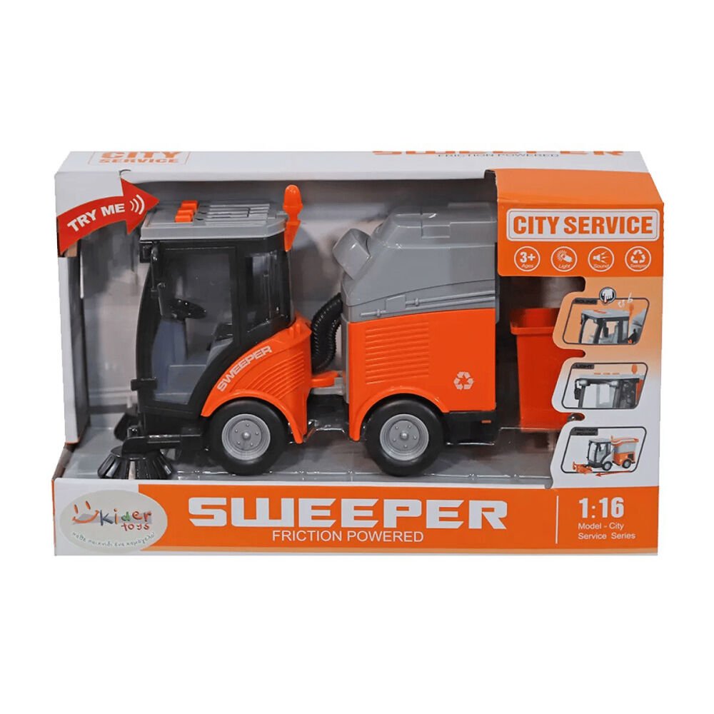 SWEEPER ŞEHIR TEMIZLEME ARACI ISIKLI SESLI KL.24