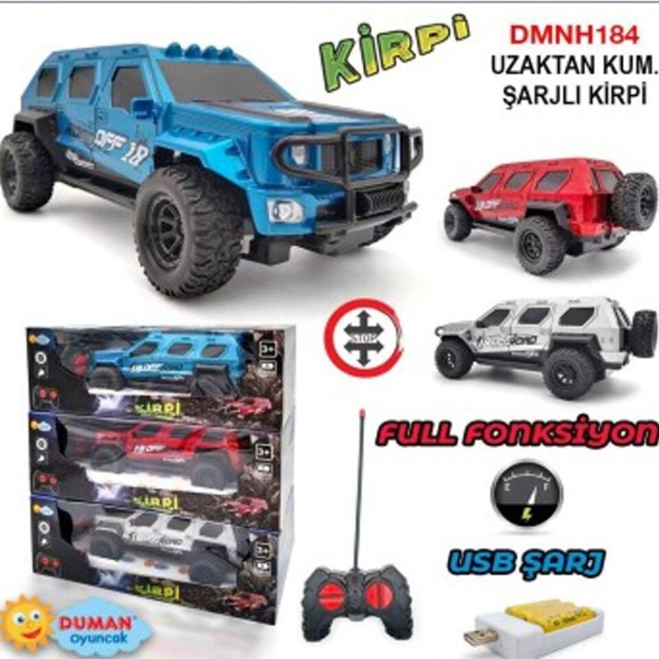 KİRPİ KUMANDALI ŞARJLI JEEP KL.48