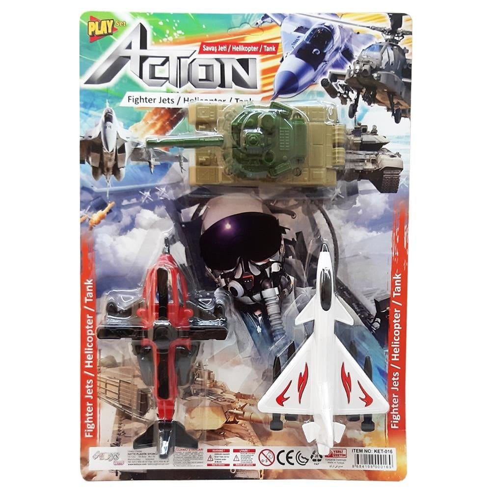 KARTELADA 3 LÜ TANK HELİKOPTER UÇAK KL.42