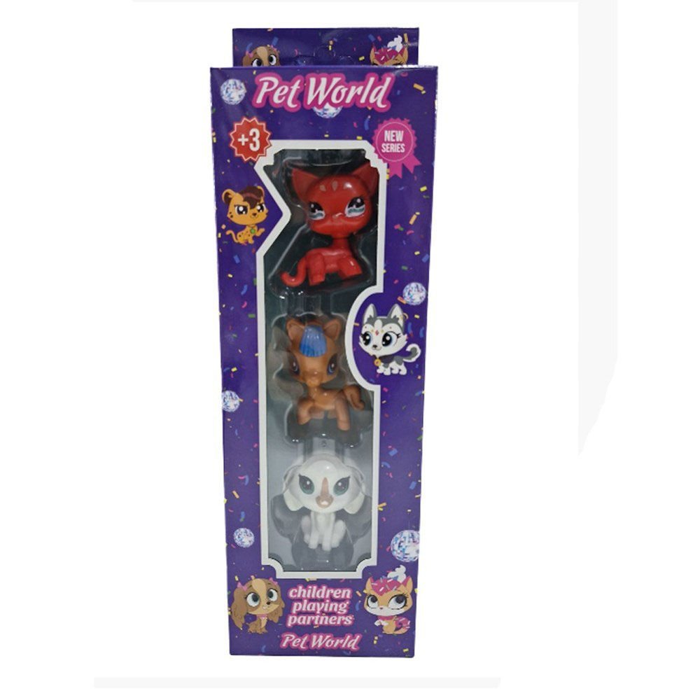 PET WORLD KUTUDA 3 LÜ HAYVAN SETİ PK:12 KL.144