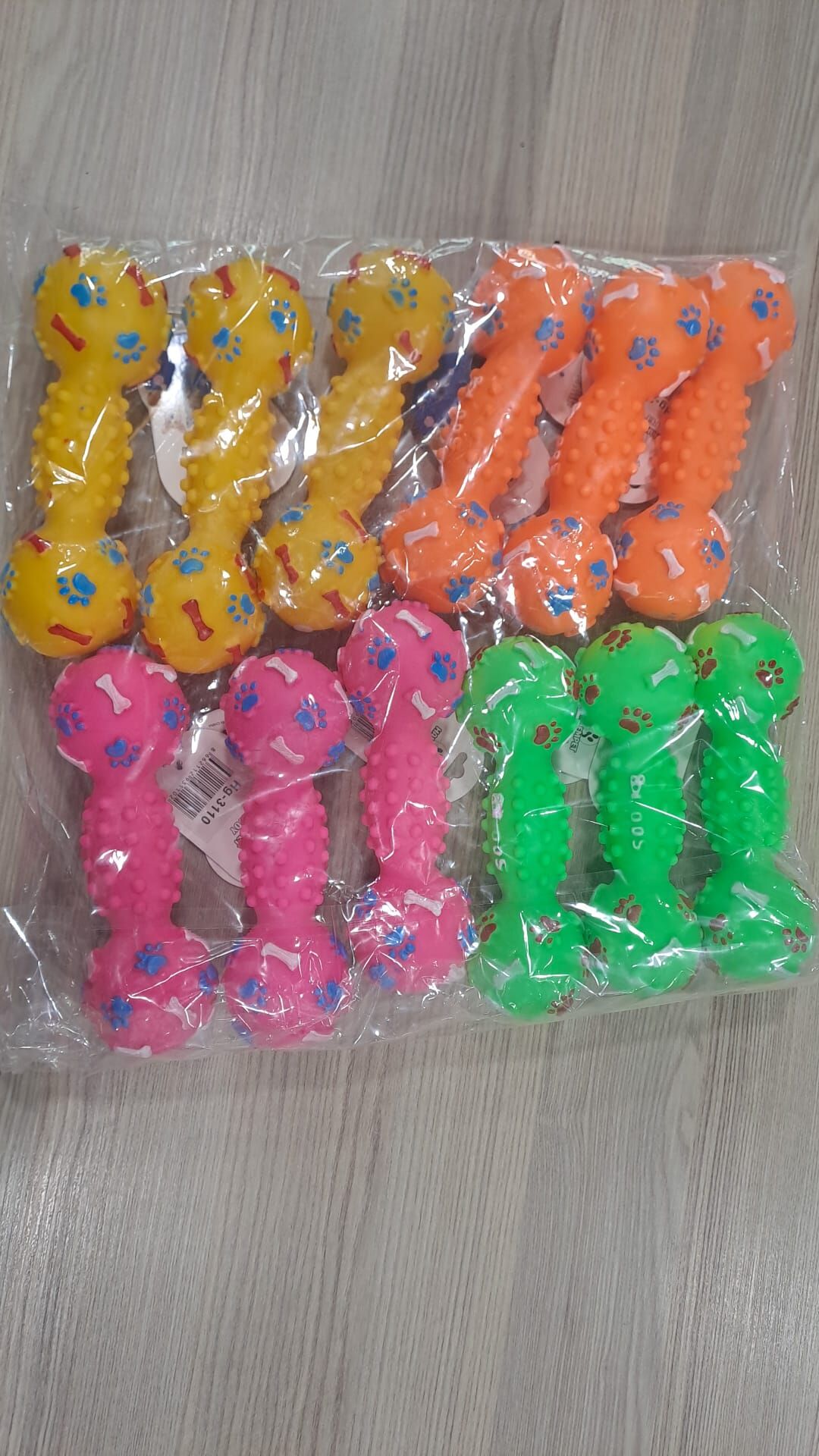 PATİ VE KEMİK DESENLİ VİNİL PK:12