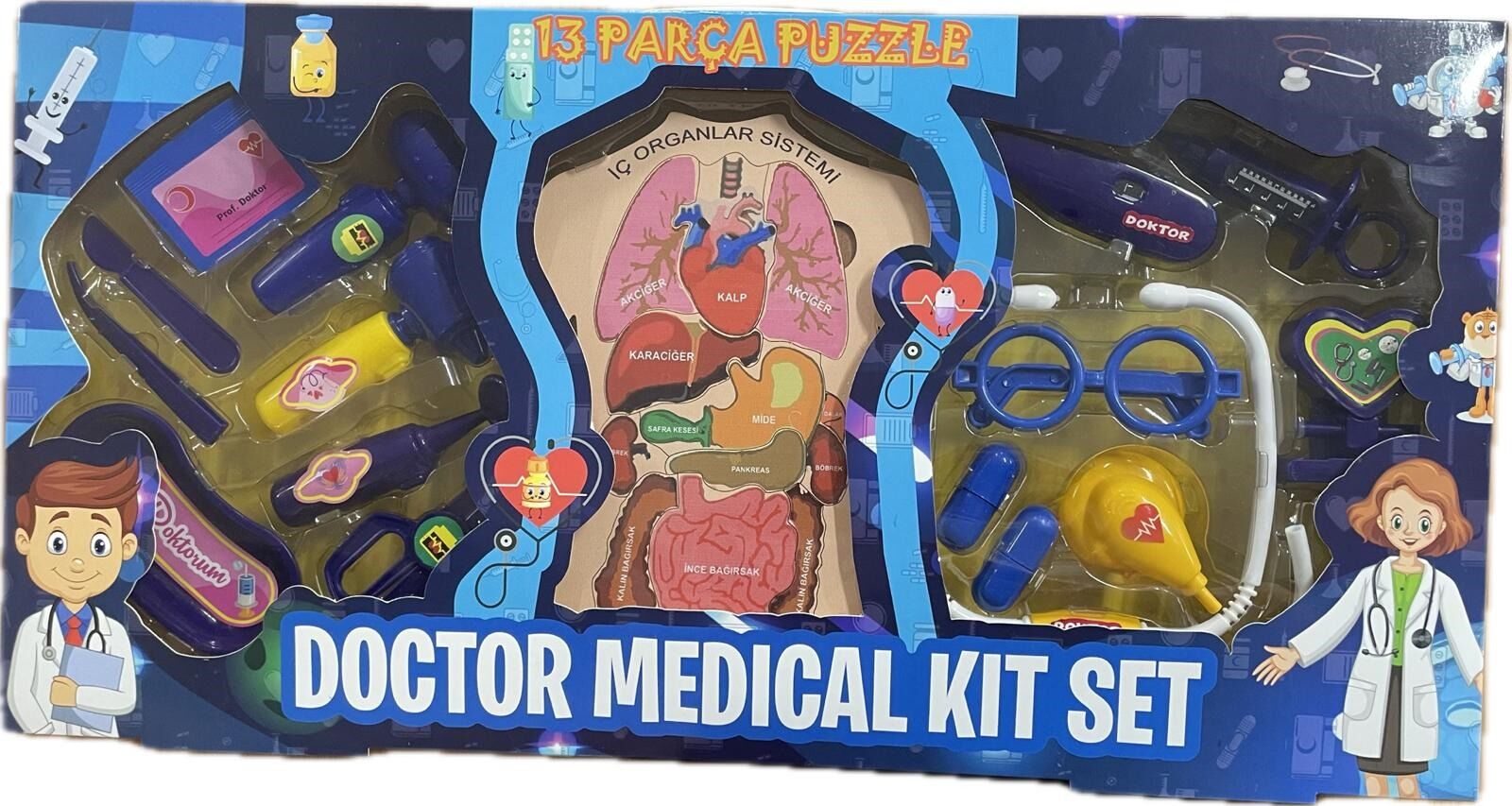 KUTUDA PUZZLE DOKTOR SETİ KL.24