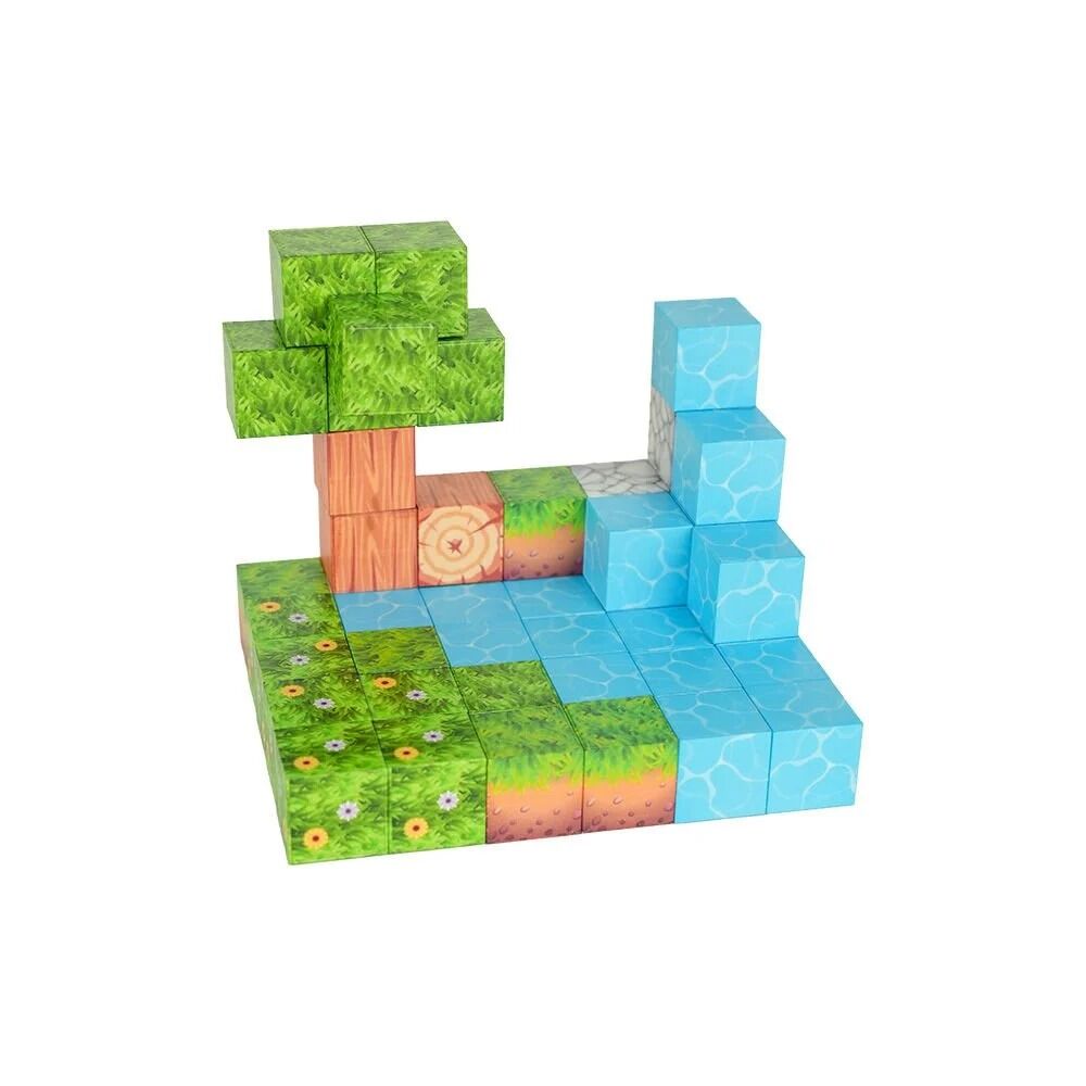 MAGNİVİTY MANYETİK BLOKLAR ORMAN TEMALI 47 PARÇA KL.24