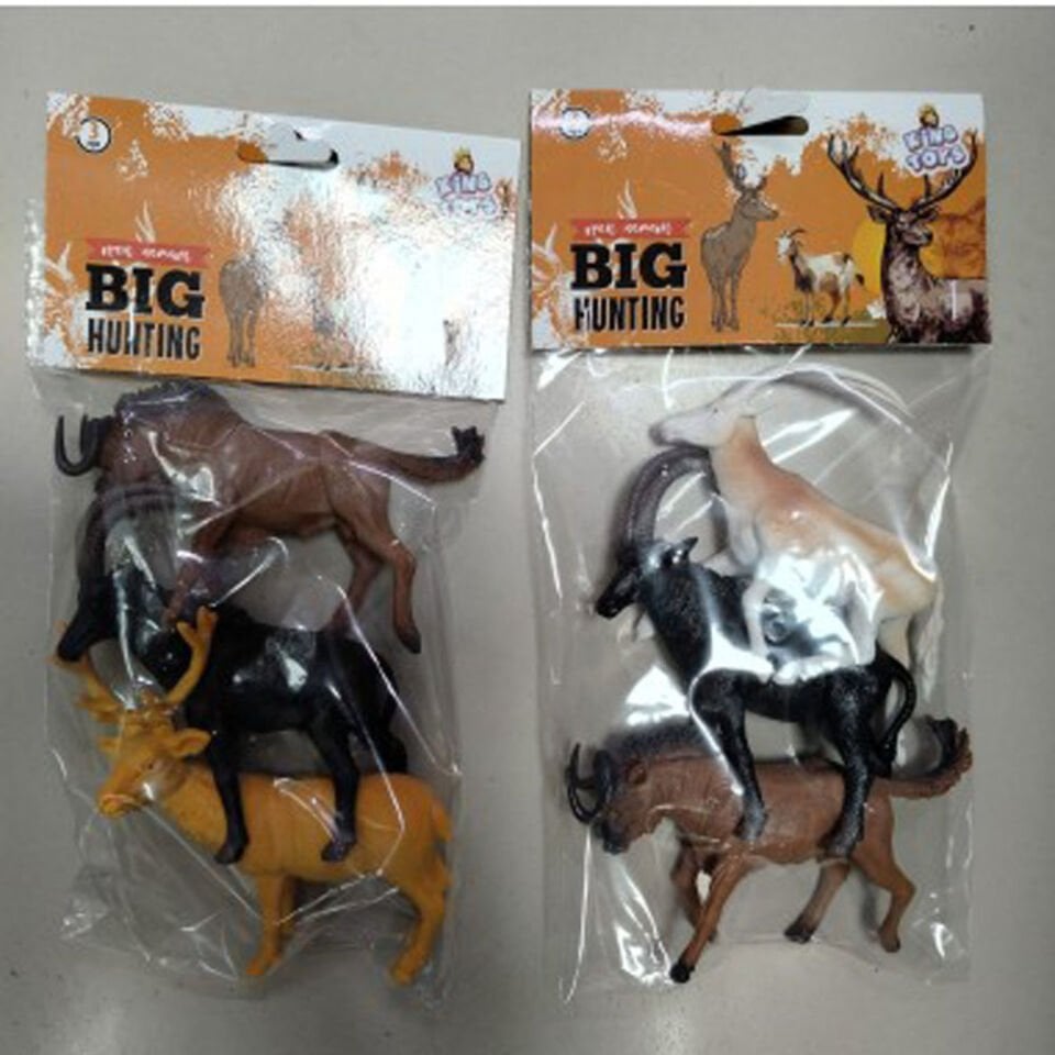 PVC DE 3 LÜ BOYNUZLU HAYVAN SETİ KL.144