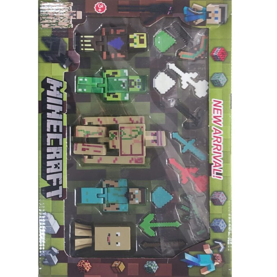 KUTUDA 5 Lİ AHTAPOT MİNECRAFT KL.78