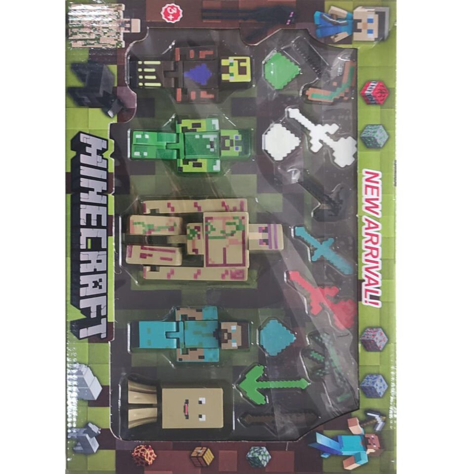 KUTUDA 5 Lİ AHTAPOT MİNECRAFT KL.78