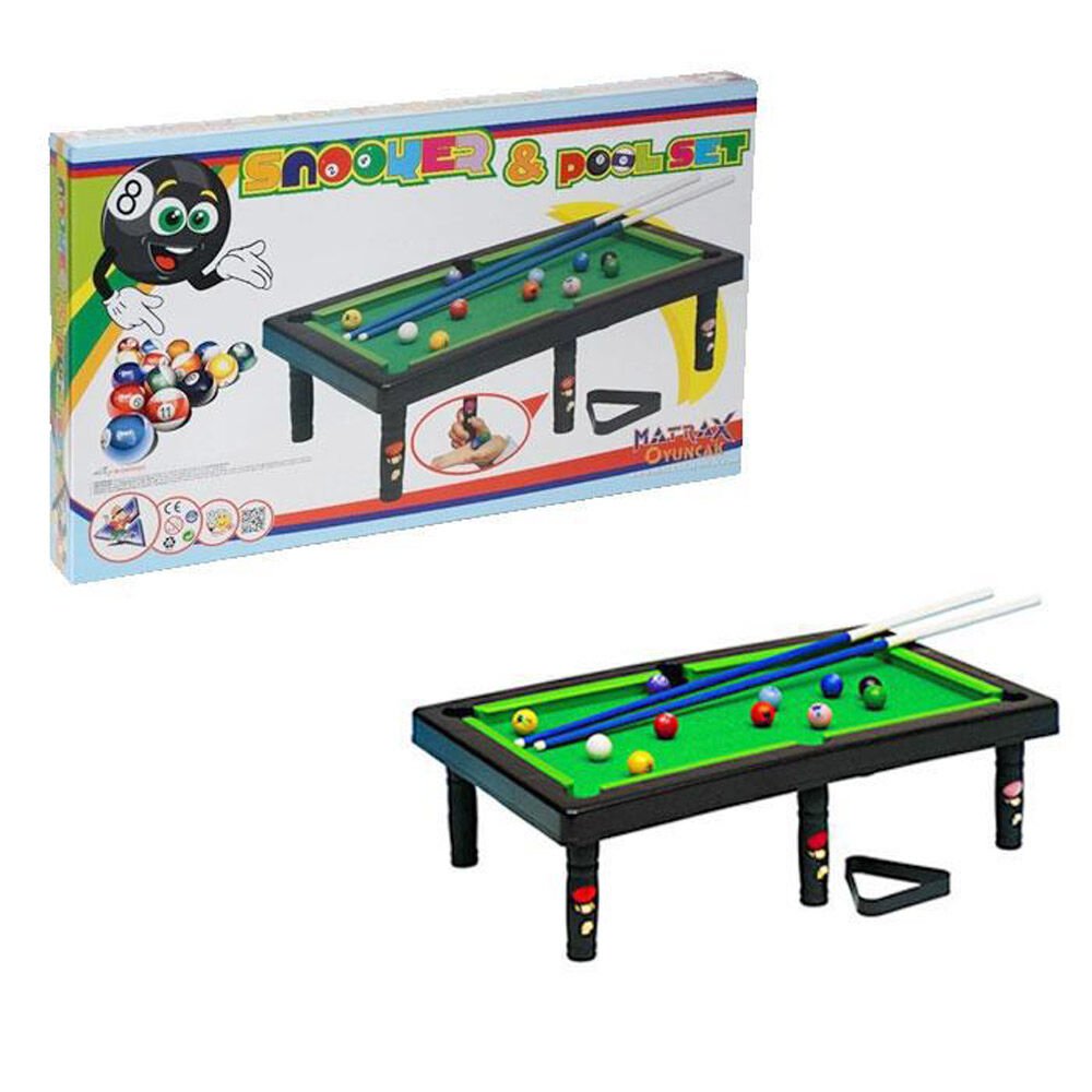 KUTUDA SNOOKER AYAKLI BİLARDO SETİ KL.12