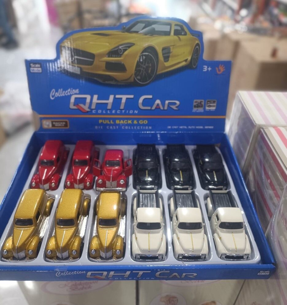 QHT CAR KLASİK 12 Lİ METAL ARABA PK:12 KL.360