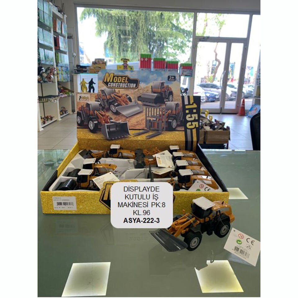 DİSPLAYDE  KUTULU İŞ MAKİNESİ PK:8 KL.96