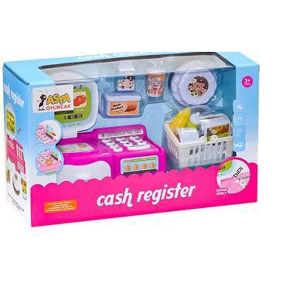 KUTULU CASH REGİSTER YAZAR KASA OYUN SETİ KL.48