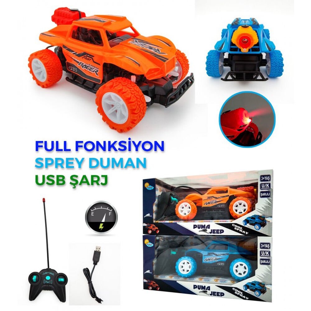 PUMA DUMAN ÇIKARAN ŞARJLI JEEP KL.36