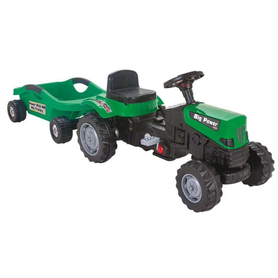 BİG TROLLEY RÖMORKLU PEDALLI TRAKTÖR