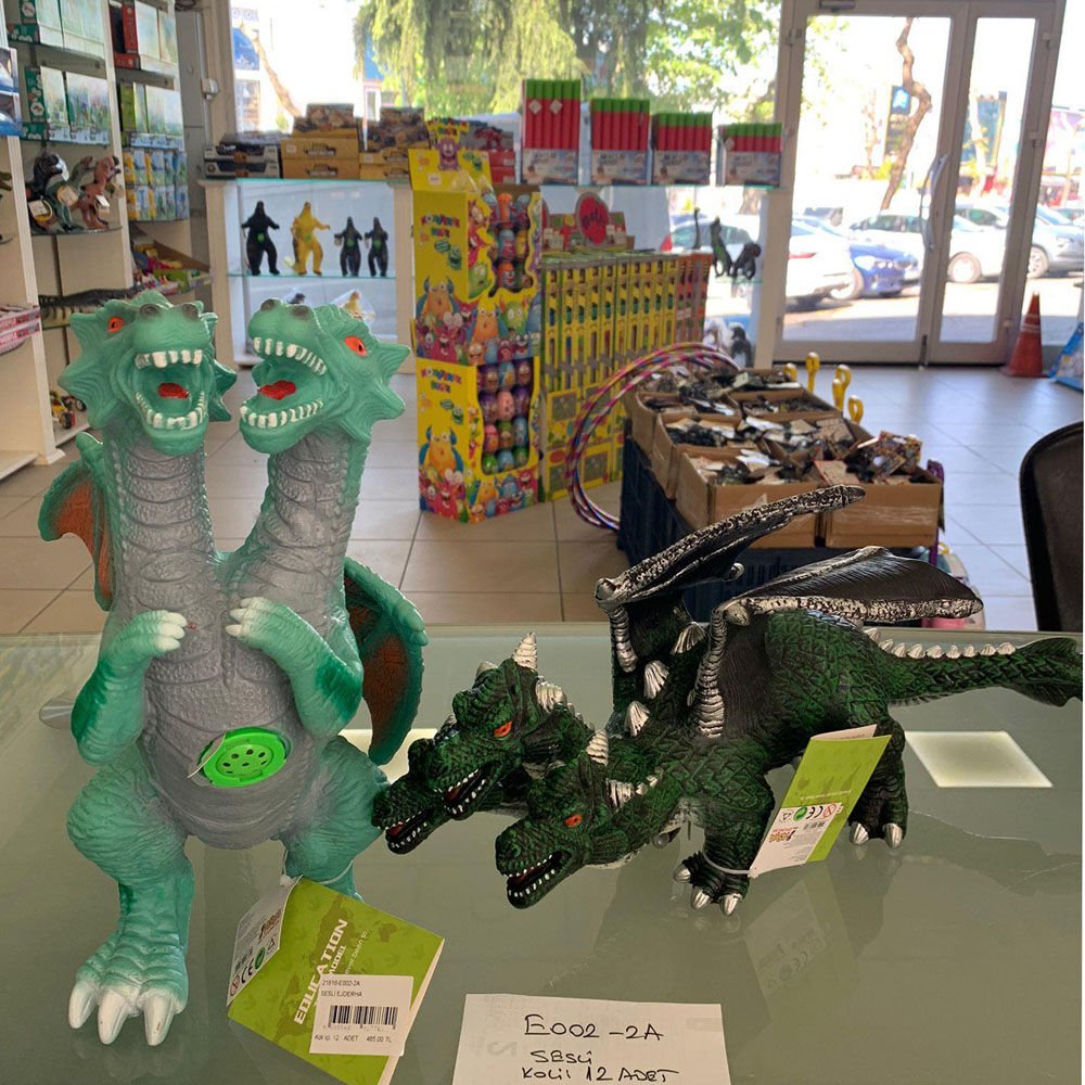 PVC DE SESLİ ÇİFT BAŞLI EJDERHA KL.12