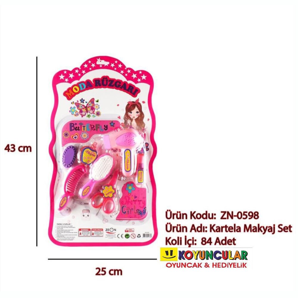 KARTELA MAKYAJ SETİ (ZEON) KL.84