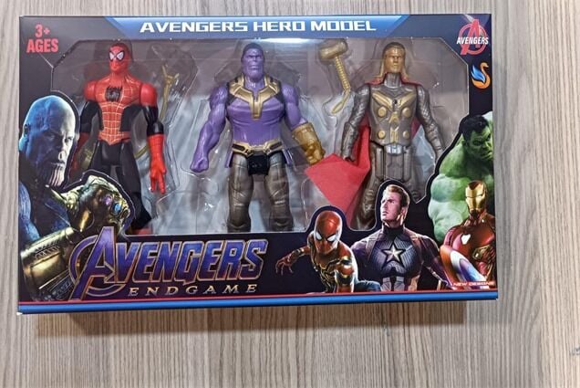 KUTUDA 3 LÜ ORTA AVENGERS SET KL.84
