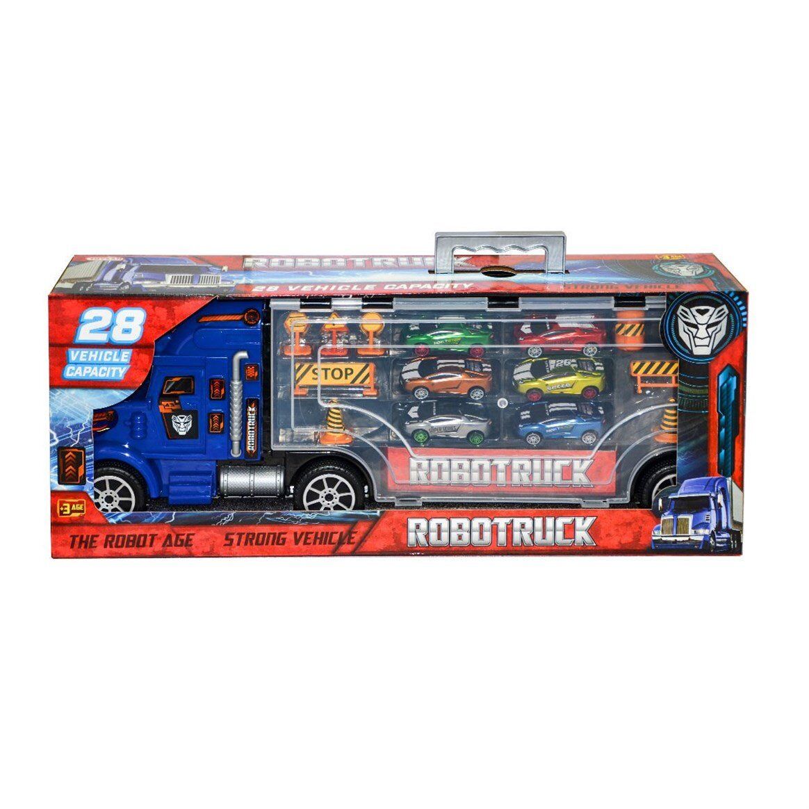 TOYSAN TIR SETİ ROBOTRUCK 6 ARABALI KL.12